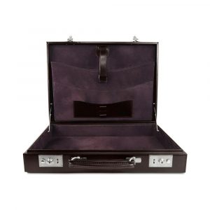 Pickett London 3 Inch Classic Hand-Stitched Attache