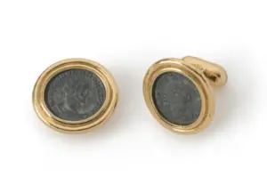 Bronze Coin Cufflinks