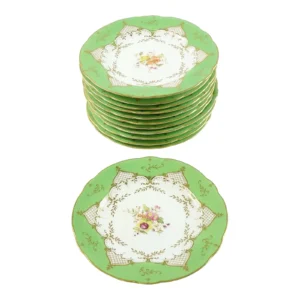 Circa 1730 Coalport Plates- Set of 12